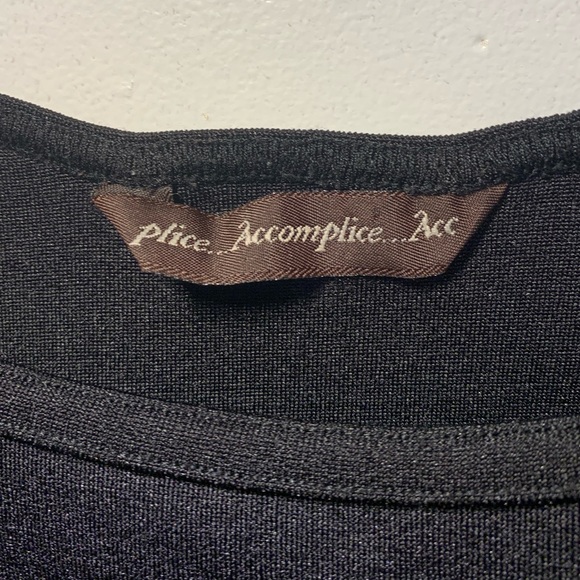 🦋 [2/$25] VINTAGE RHINESTONE BUTTERFLY WOMENS BLACK TANK TOP 🦋 - Picture 4 of 5